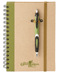 Green Recycled Notebook with Pen Combo